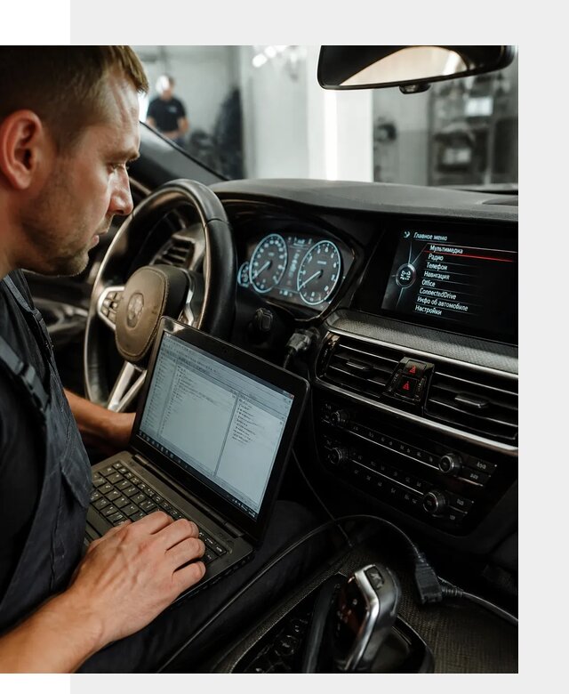 Русификация приборной панели BMW для авто в Колпине от компании