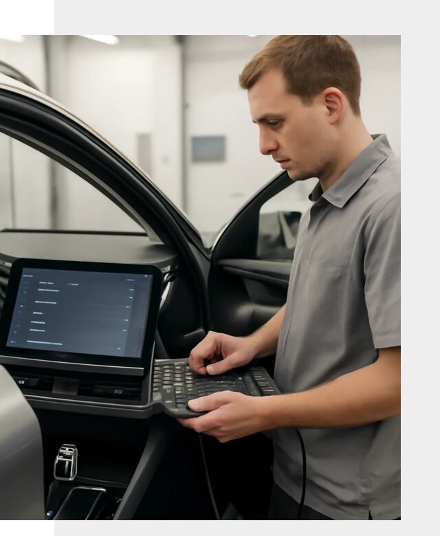 Русификация мультимедиа автомобилей Lynk Co в Колпине