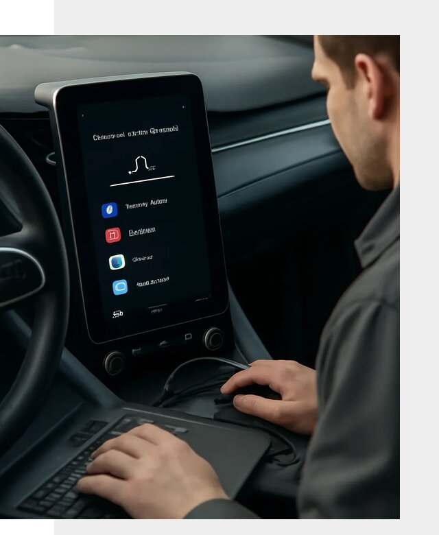 Установка приложений Lynk Co на автомобиль в Колпине