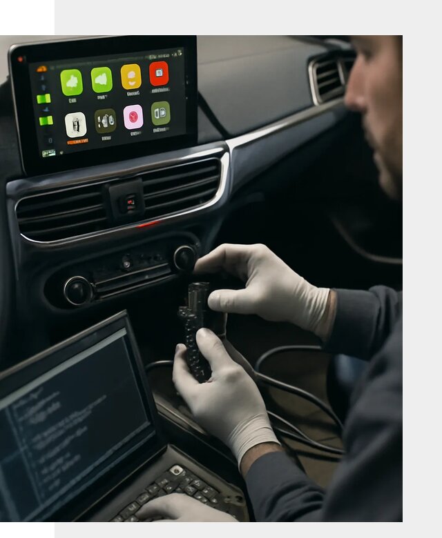 Активация Apple CarPlay в Колпине для штатной мультимедиа