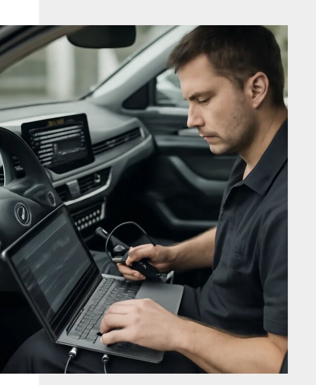 Настройка телематики автомобиля под ключ для авто в Колпине